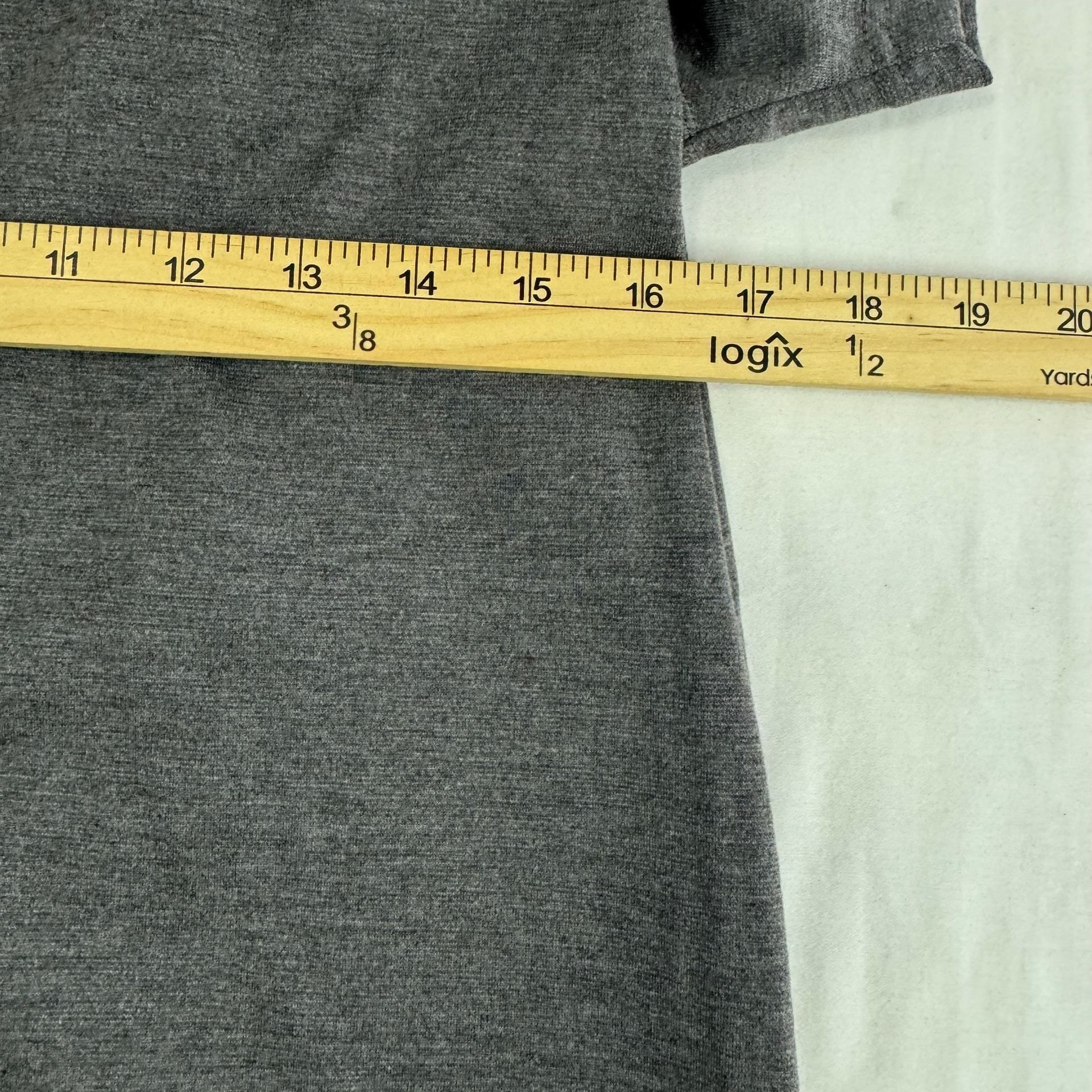 Lalabu Babywearing Dad Shirt Medium Grey Short Sleeve mens m 9