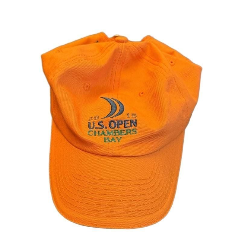 USGA 2015 U.S. Open Chambers Bay Member Orange Golf Hat Cap 2