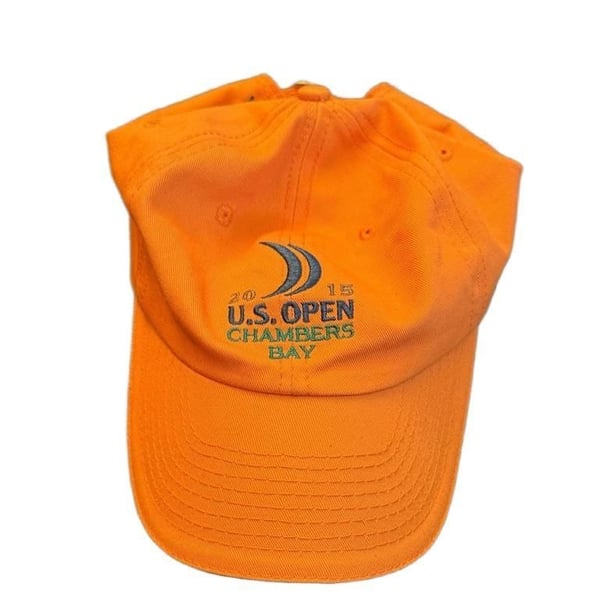 USGA 2015 U.S. Open Chambers Bay Member Orange Golf Hat Cap