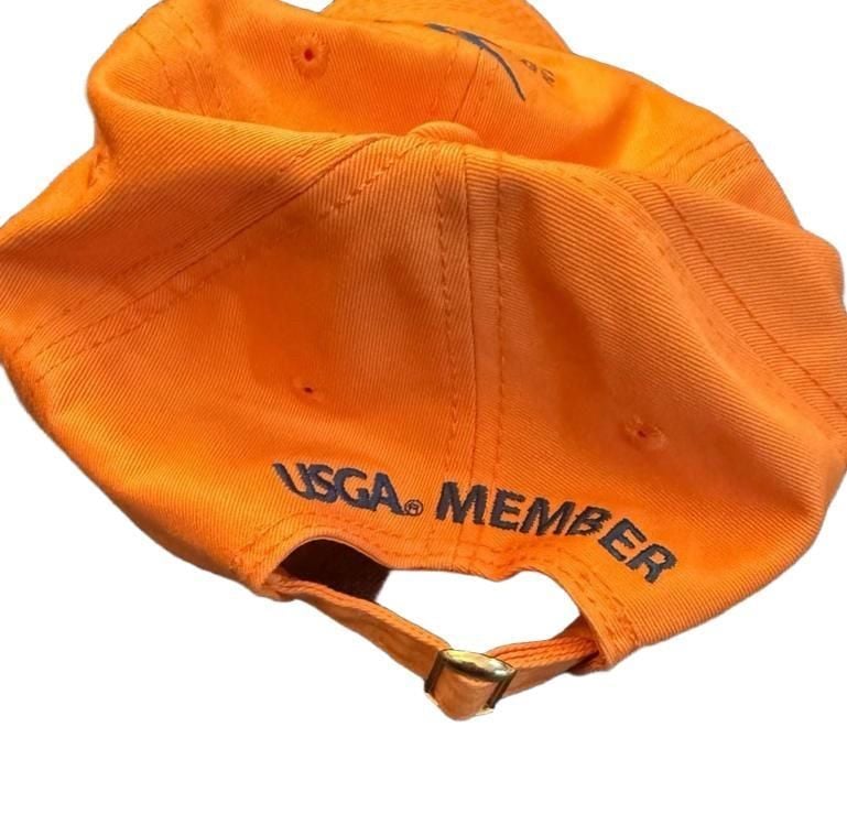 USGA 2015 U.S. Open Chambers Bay Member Orange Golf Hat Cap 4