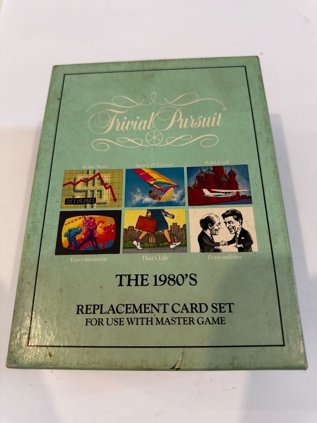 Parker Brothers Trivial Pursuit The 1980's Replacement Card Set No. 6019 1