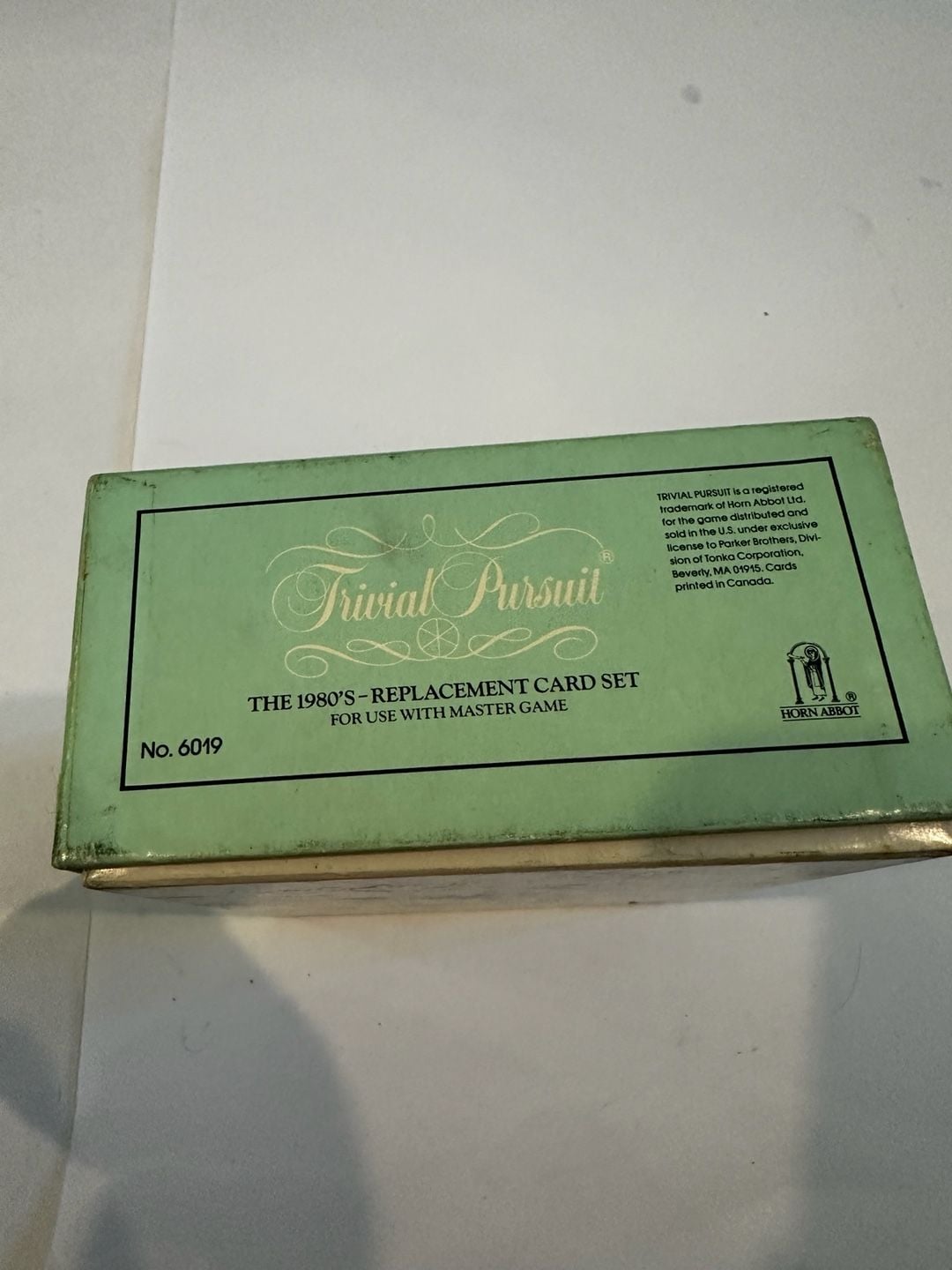 Parker Brothers Trivial Pursuit The 1980's Replacement Card Set No. 6019 3