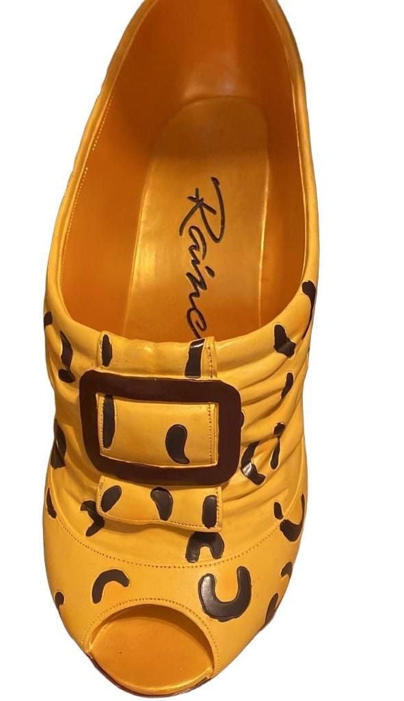 RaineDesigns High Heel Wine Bottle Holder Leopard Print 2