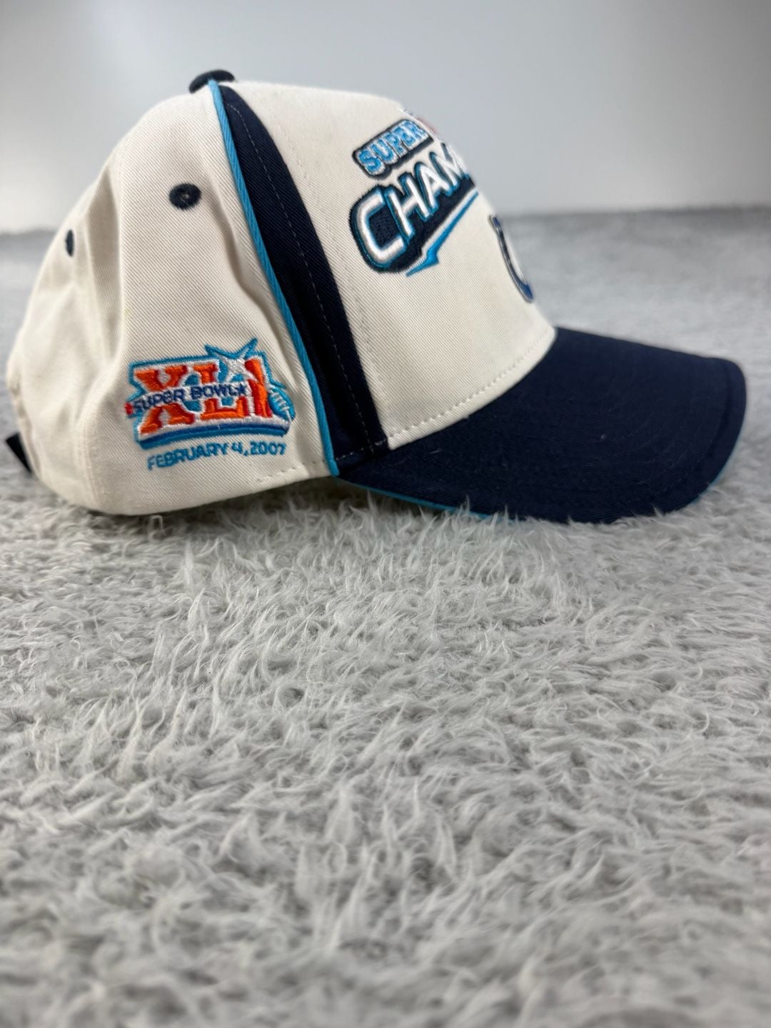 Reebok Indianapolis Colts Super Bowl XLI Hat 6
