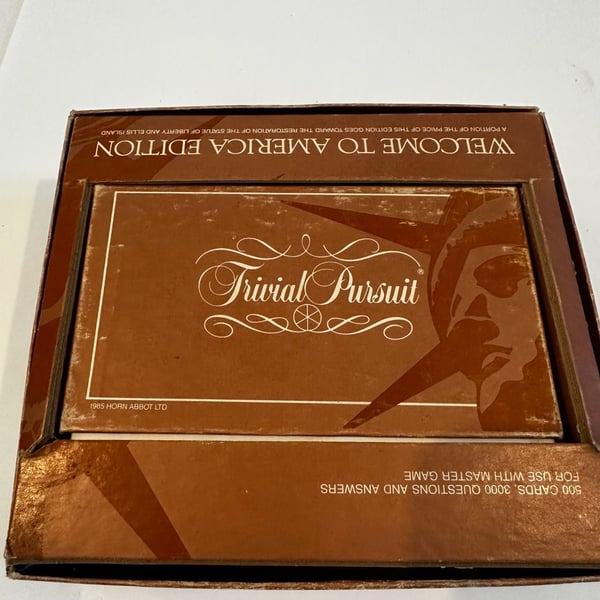 Trivial Pursuit Welcome To America Edition 1985