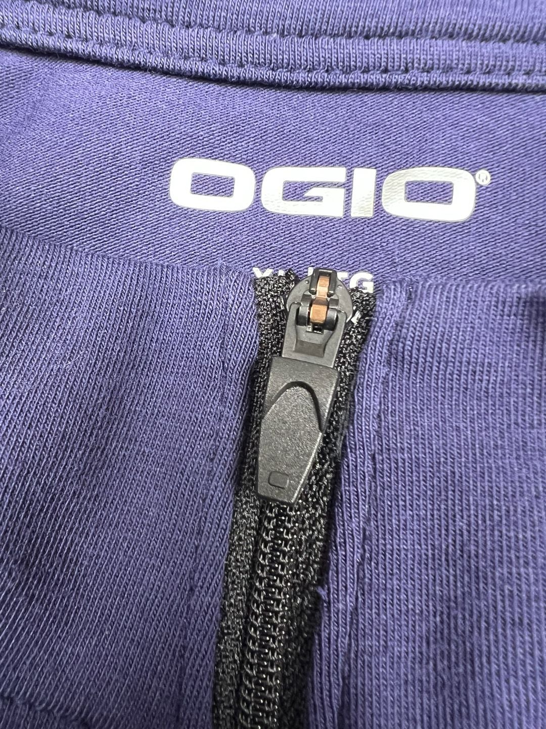 Ogio Root Ranch Quarter Zip Pullover XL Blue 7