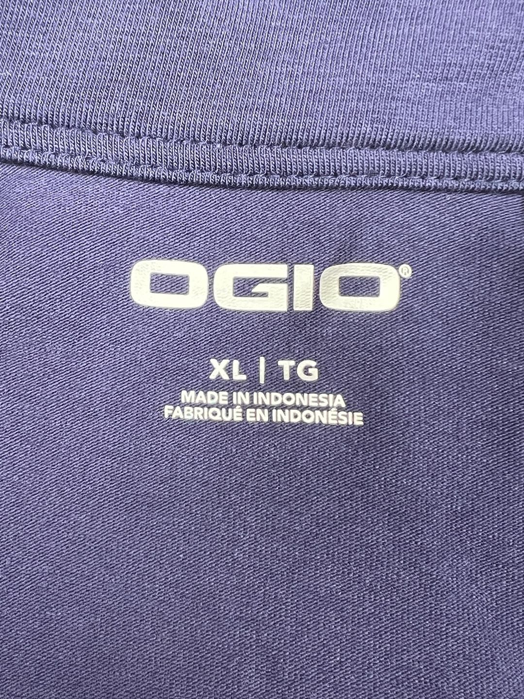 Ogio Root Ranch Quarter Zip Pullover XL Blue 8