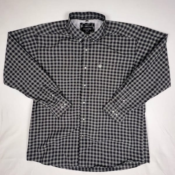 Ariat Pro Series Kyrie Classic Fit Plaid Shirt Black