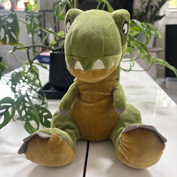 Kohl's Cares Are We There Yet T-Rex Plush Green Dinosaur Stuffed Animal