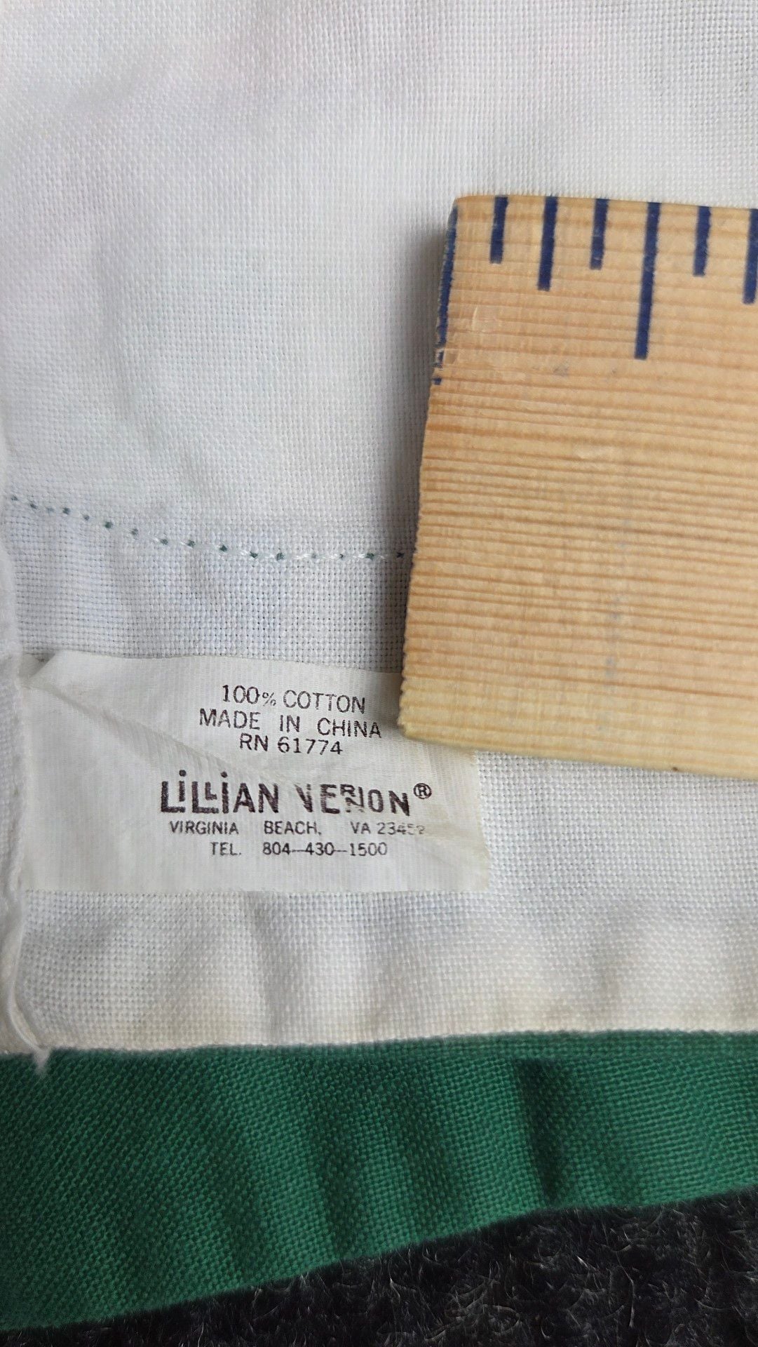 Lillian Vernon Christmas Tree Embroidered Hand Towels Set Of 2 3