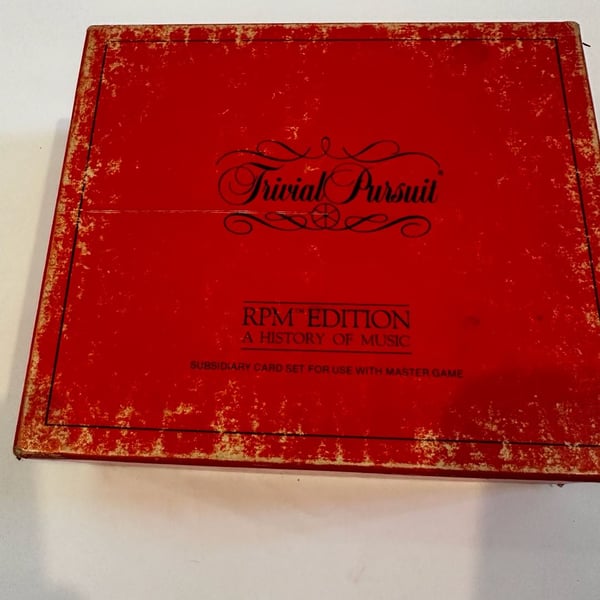 Trivial Pursuit Rpm Edition A History Of Music