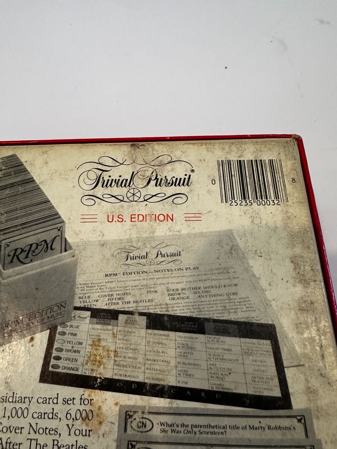 Trivial Pursuit Rpm Edition A History Of Music 6