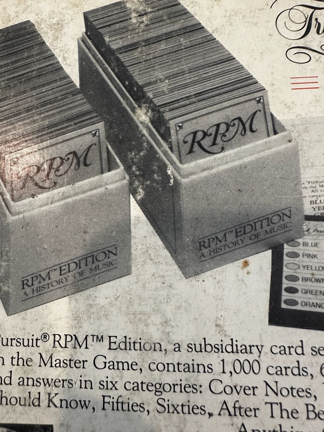 Trivial Pursuit Rpm Edition A History Of Music 7