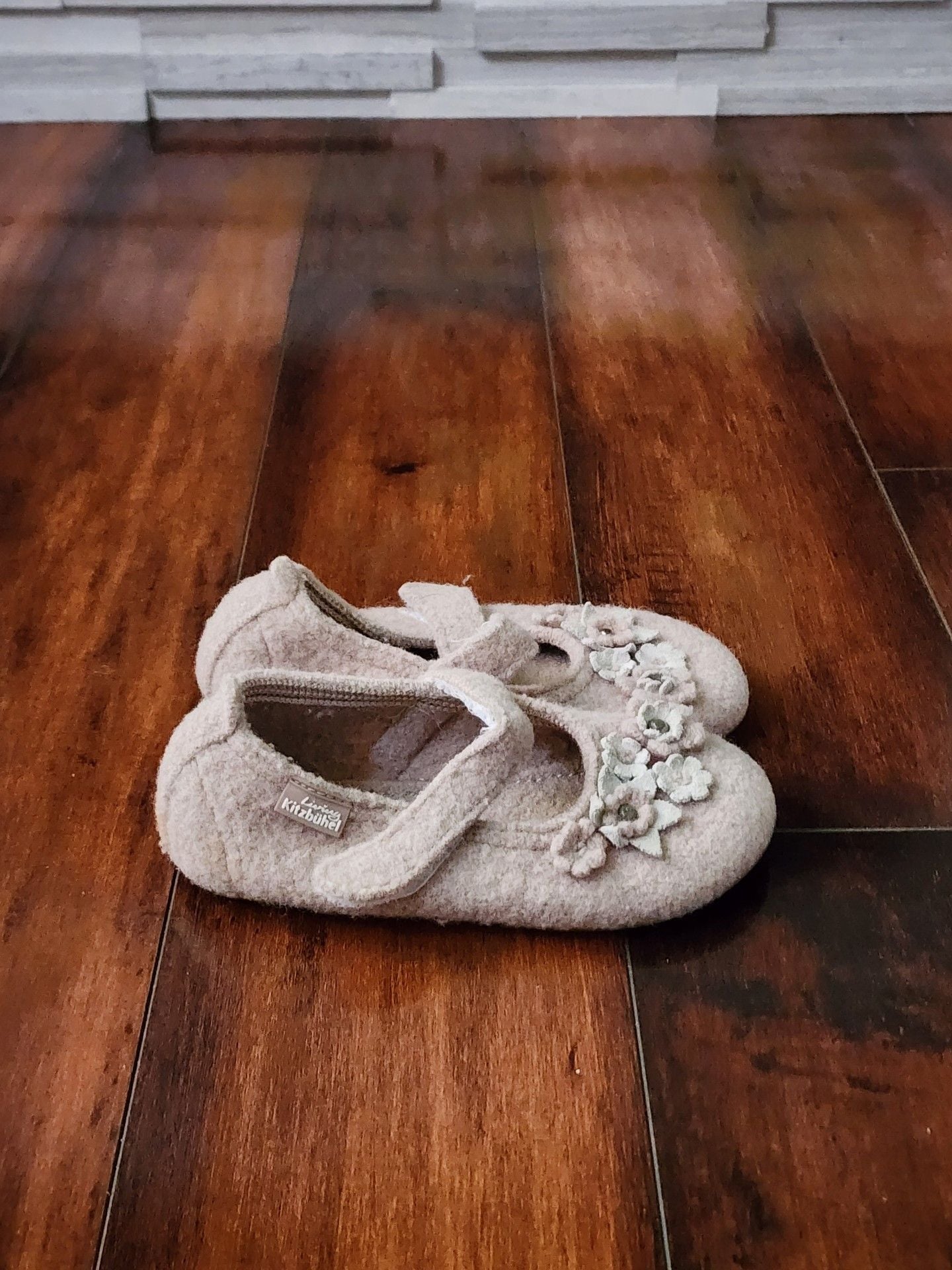 Living Kitzbühel Floral Felt Mary Jane Shoes Girls EU 28 6