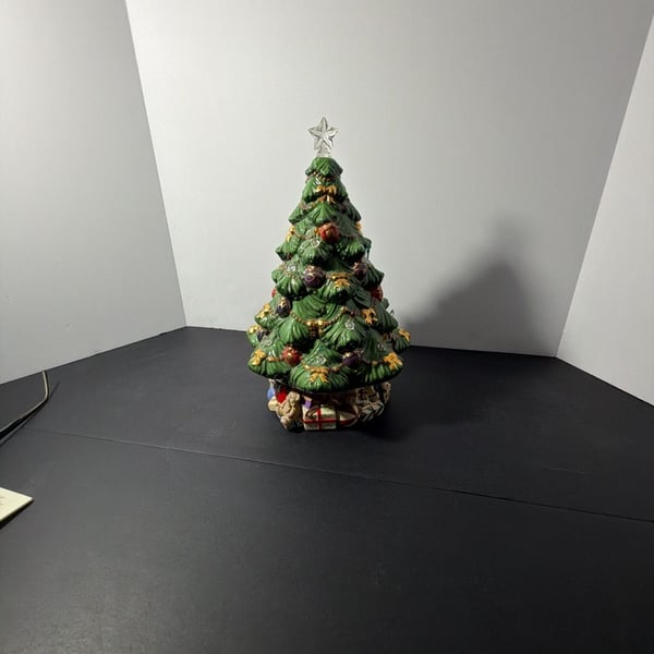 Lenox Holiday Village Christmas Tree Centerpiece