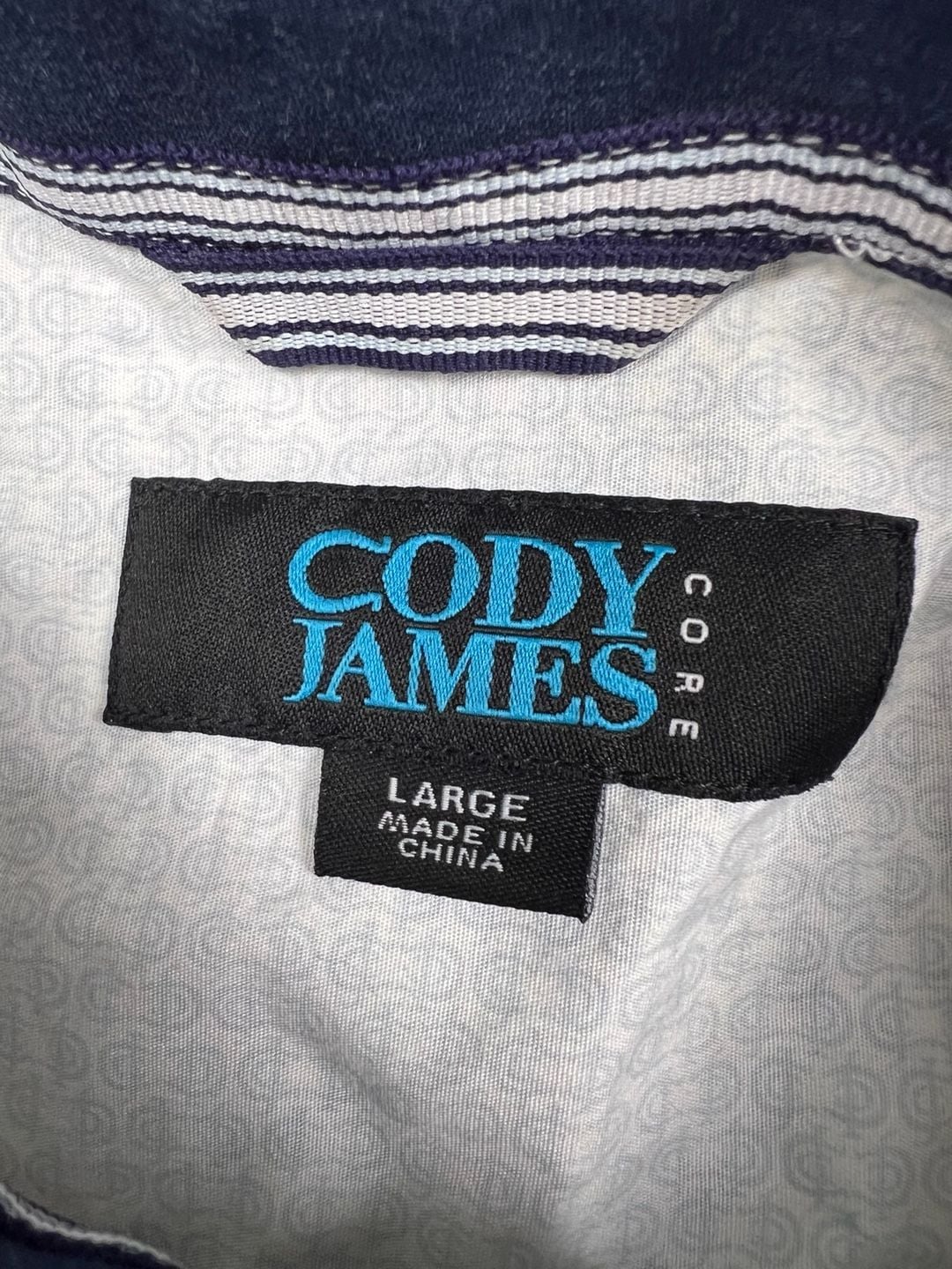 Cody James Long Sleeve Button Down Shirt Size L White 10