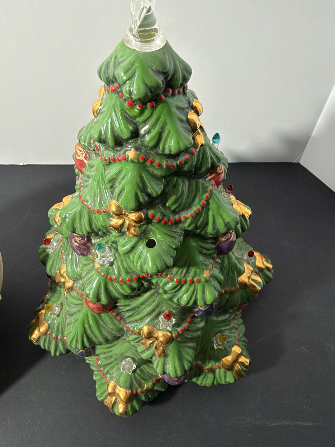 Lenox Holiday Village Christmas Tree Centerpiece 7