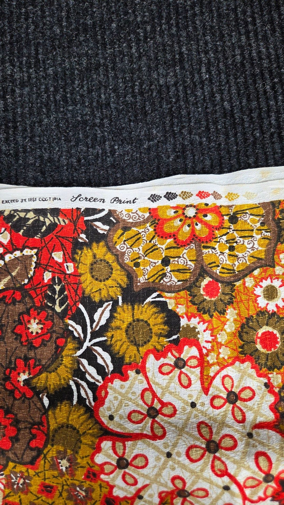House 'N Home Fabrics & Draperies, Inc. Vintage Retro Floral Fabric 58"×48" 5