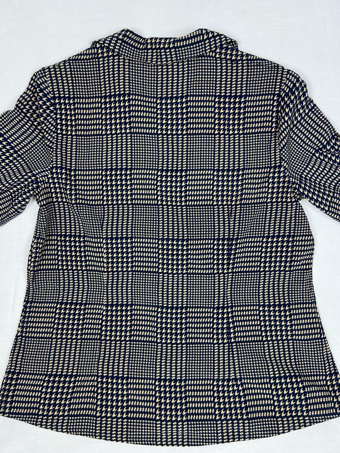 Appleseed's Houndstooth Button-Down Blouse Size 14 7