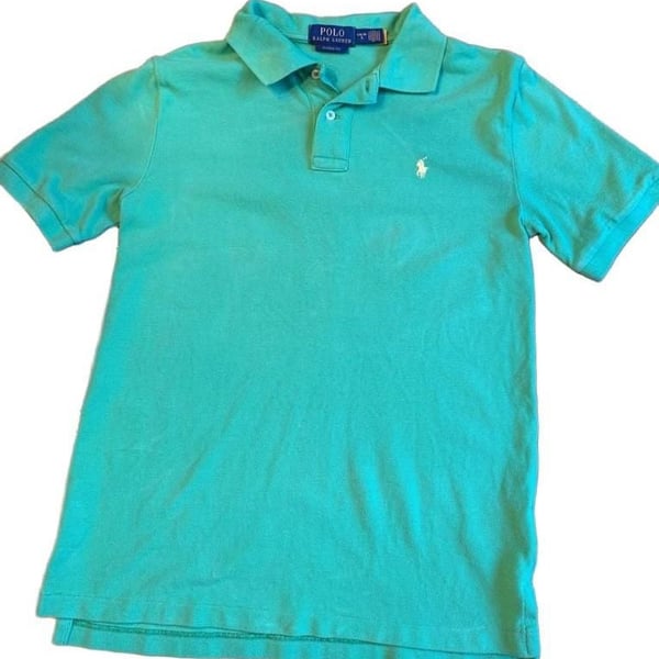 Polo Ralph Lauren Classic Fit Polo Size L (14-16) Green h1578