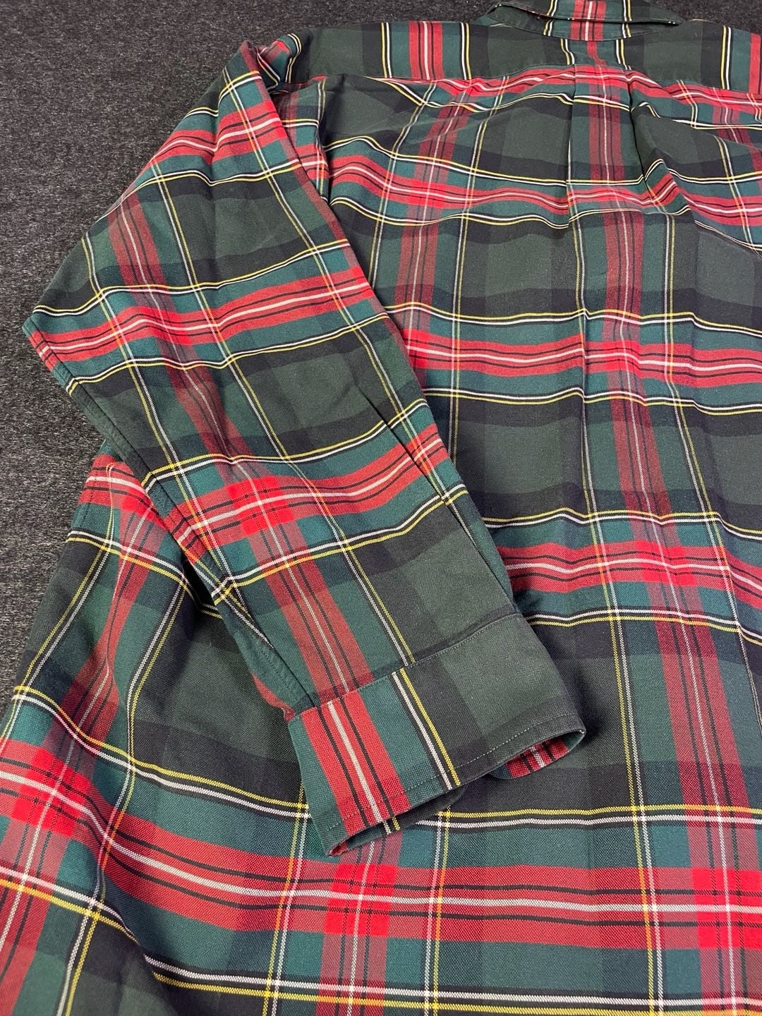 Ralph Lauren Blake Plaid Button Down Shirt Size L Dog Logo 9