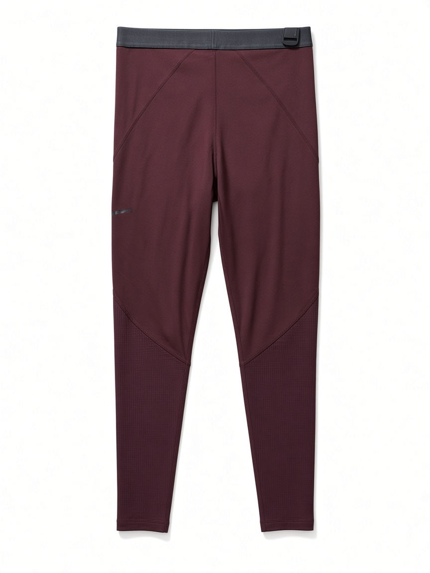 Nike Pro Dri-Fit Leggings Size M Burgundy 3