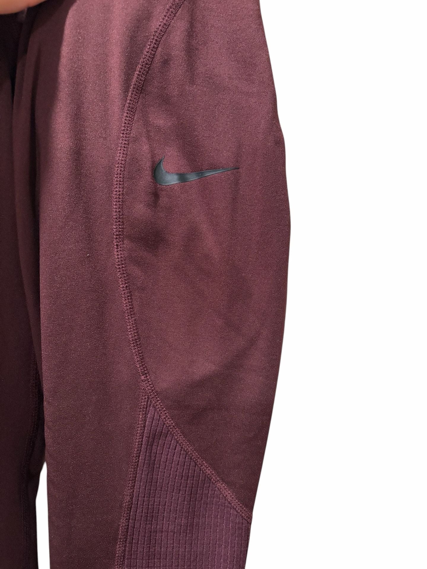 Nike Pro Dri-Fit Leggings Size M Burgundy 5