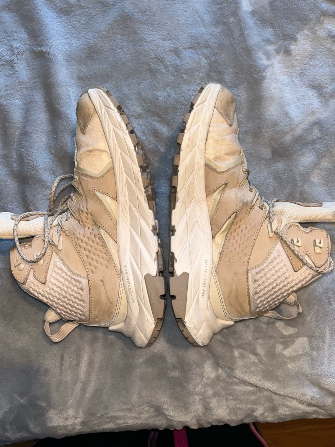  Woman’s  Hoka Anacapa Mid GTX Hiking Boots Sand Gore-Tex size 10 8