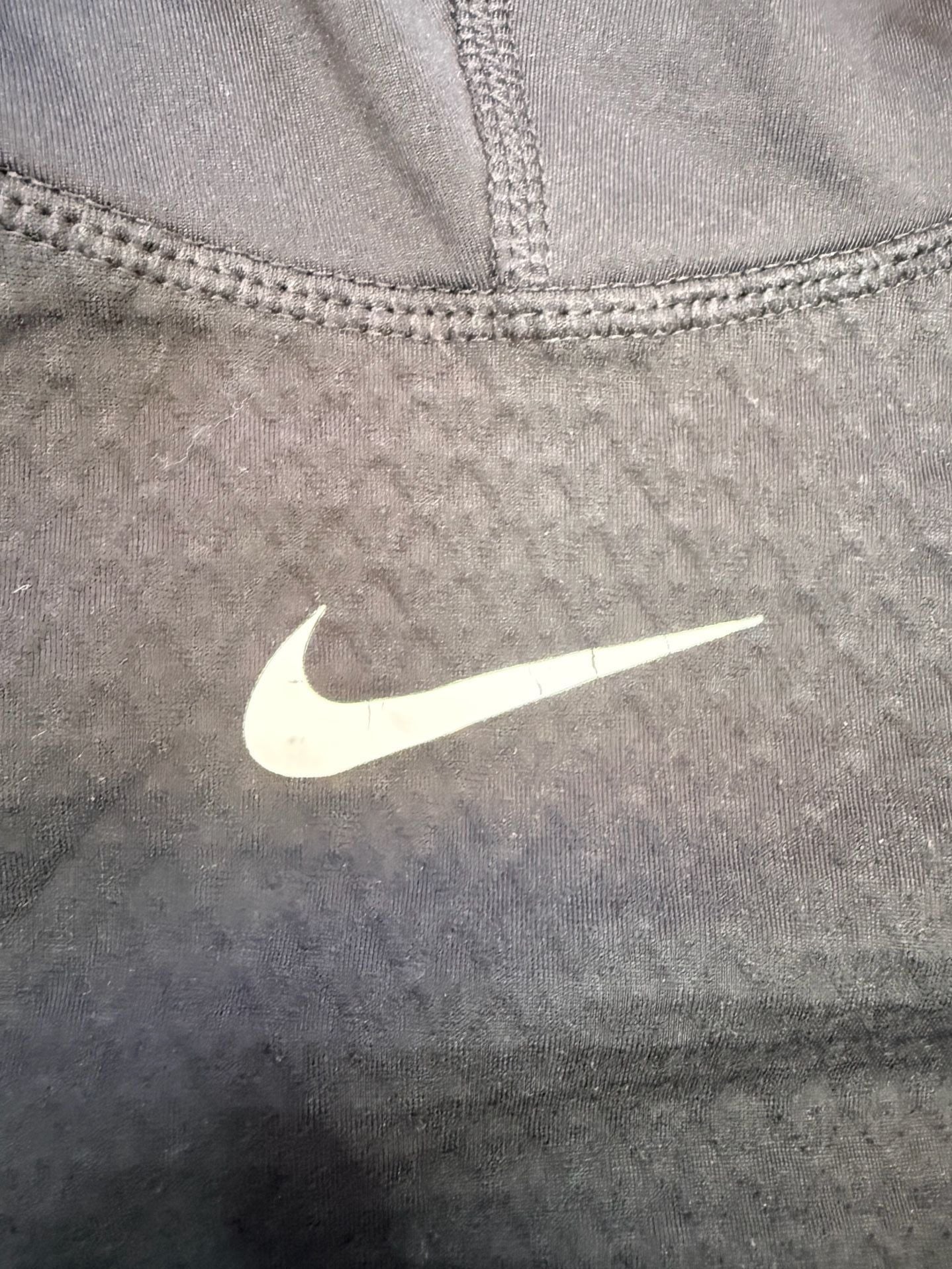 Nike Pro Hyperwarm Long Sleeve Hooded Running Top Size S Black 4