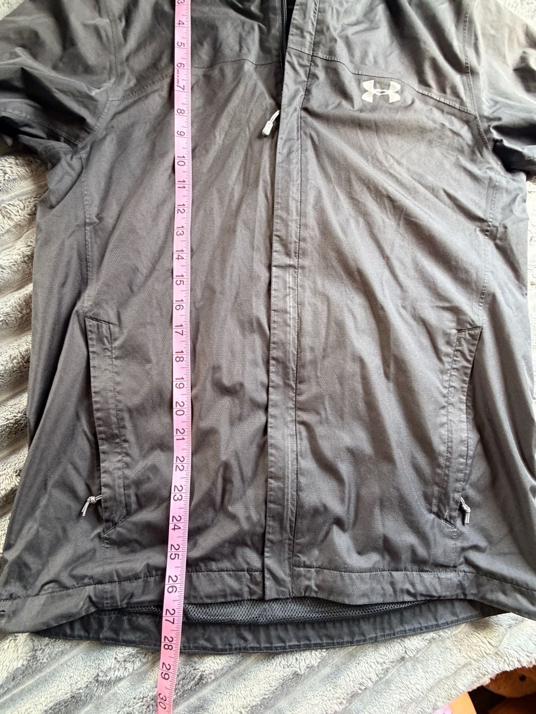 Under Armour Mens Storm Windbreaker Jacket Size S Black Hooded Water Resistant 7