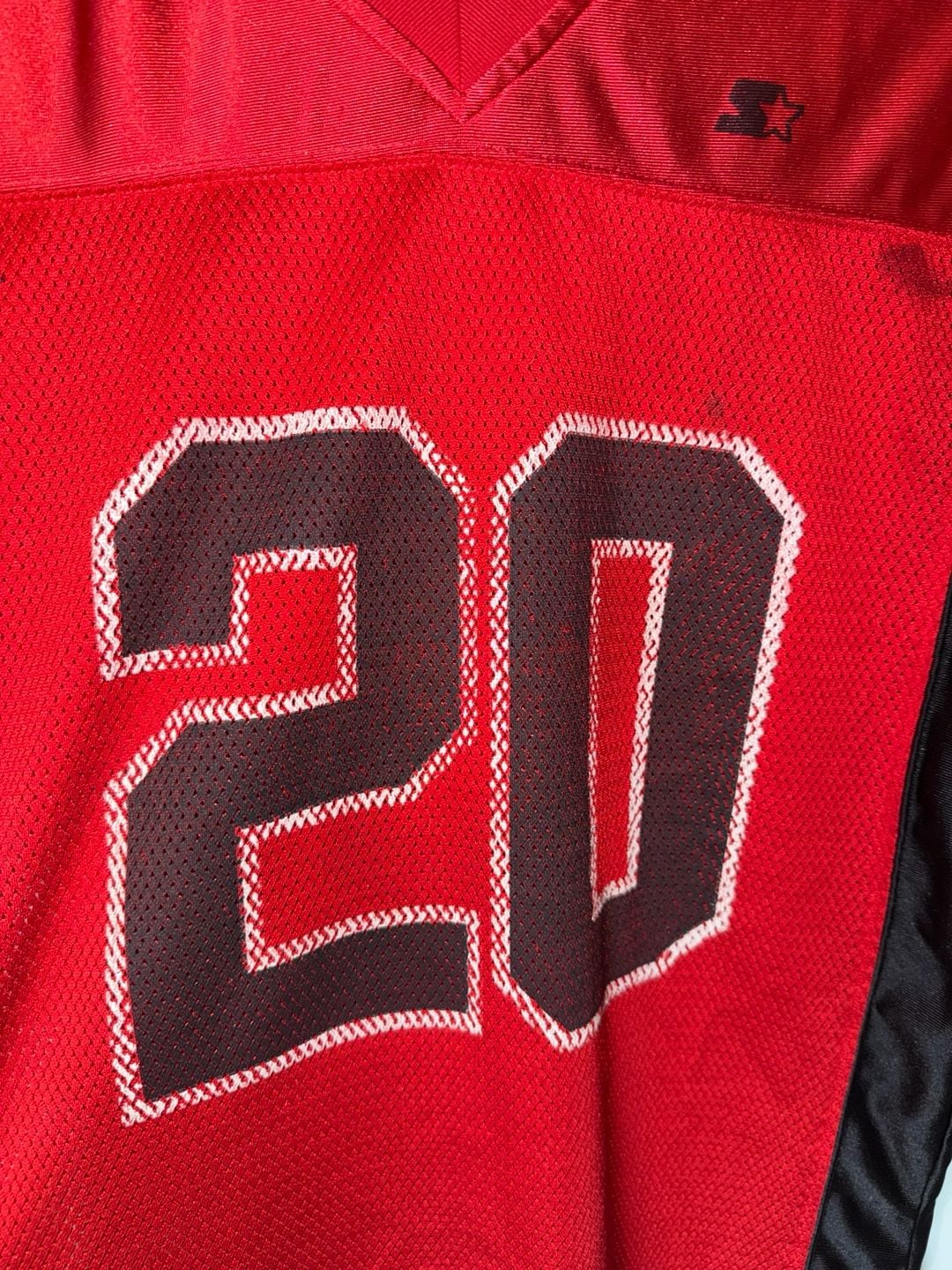 Vintage Starter Georgia Bulldogs #20 Football Jersey Youth 16/18 Red Black 5