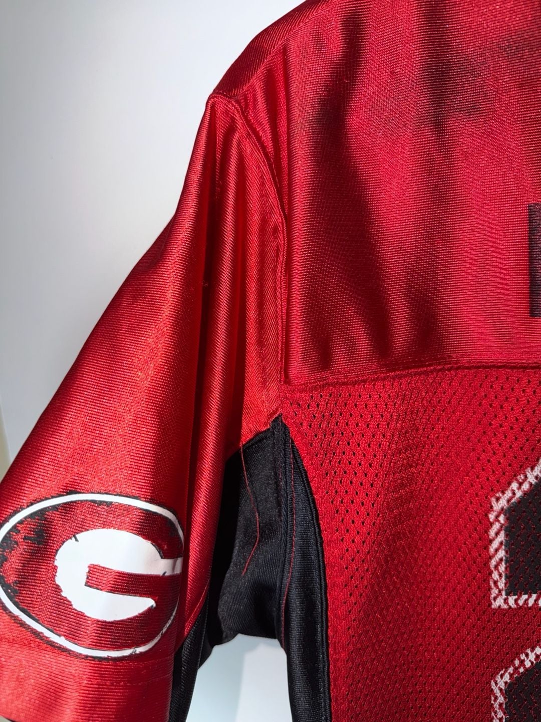 Vintage Starter Georgia Bulldogs #20 Football Jersey Youth 16/18 Red Black 9