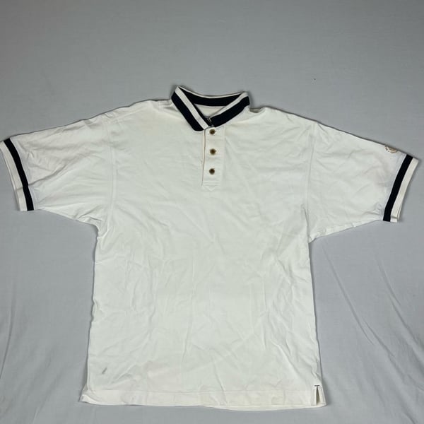 Cutter & Buck Vintage Polo Shirt White Cotton