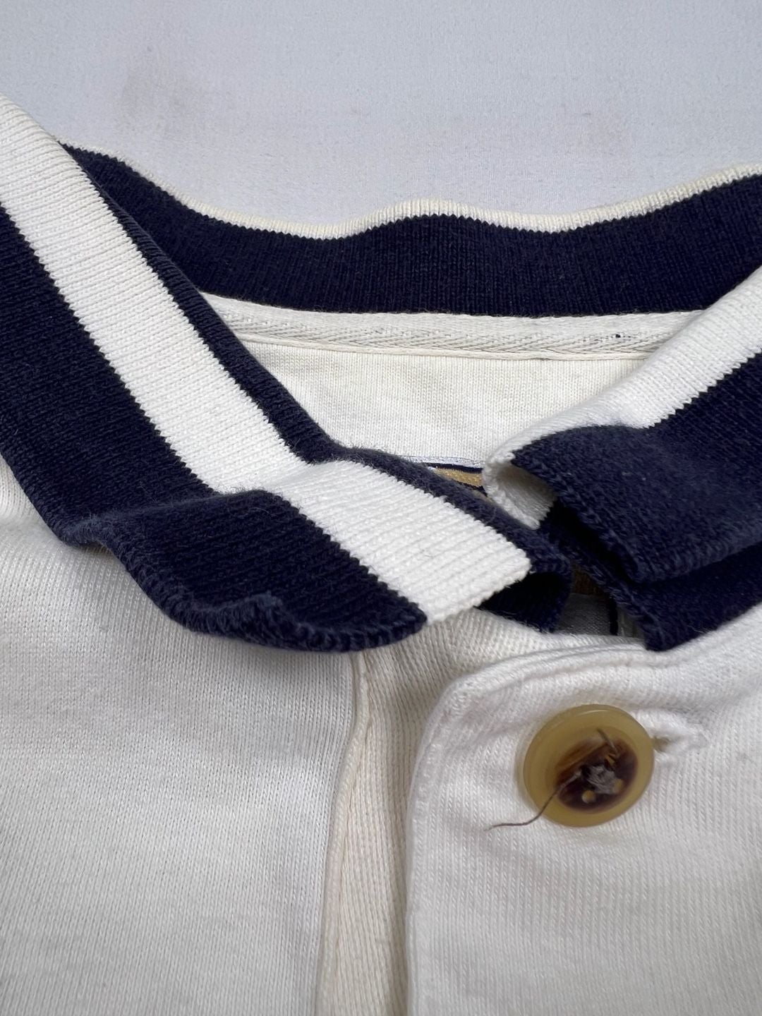 Cutter & Buck Vintage Polo Shirt White Cotton 10