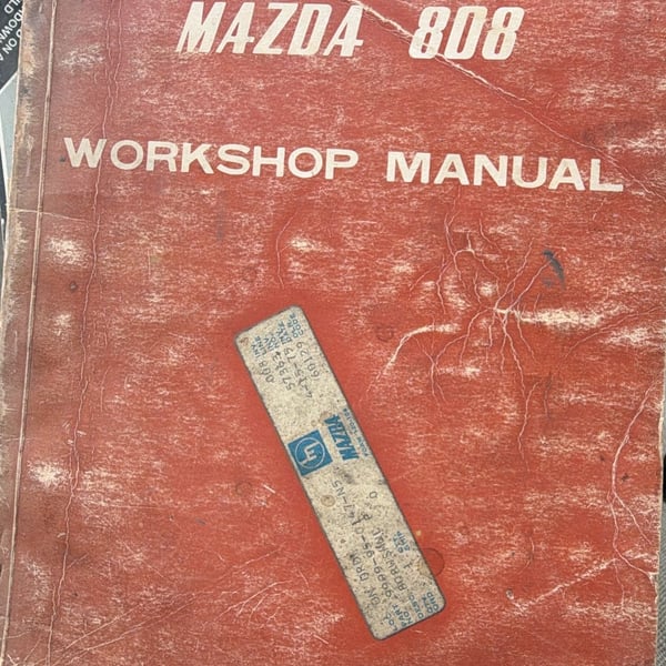 1975 Mazda 808 Workshop Manual
