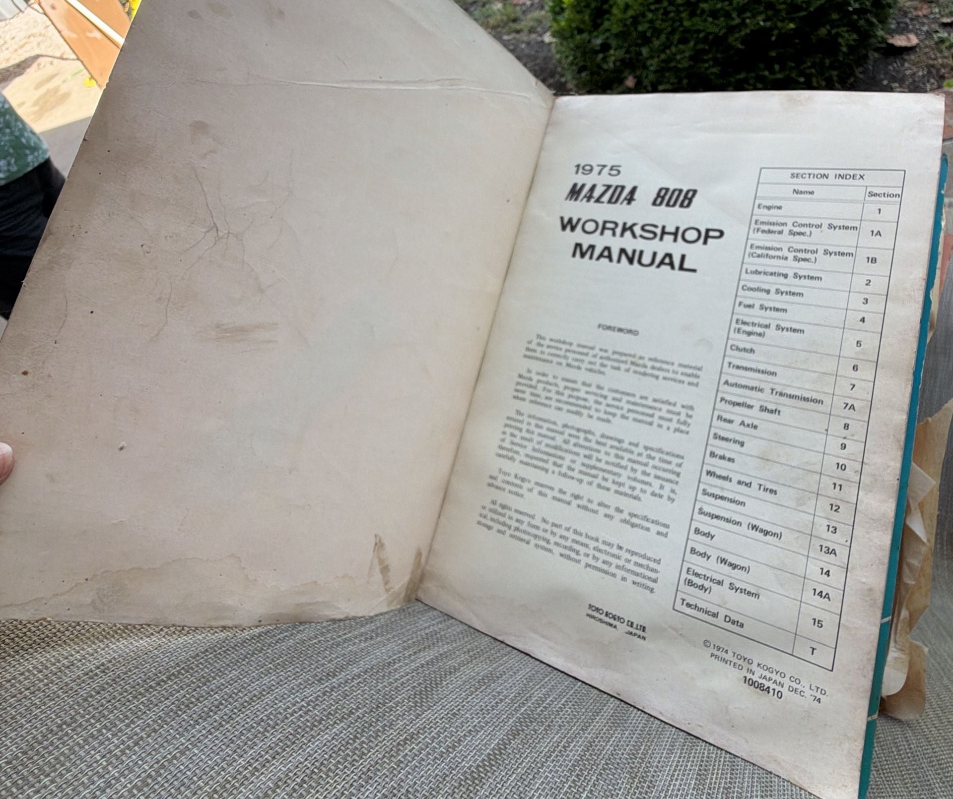 1975 Mazda 808 Workshop Manual 2