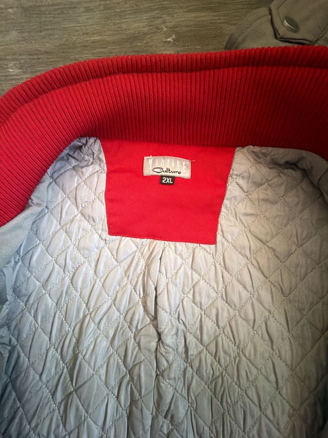 Acura Twill Jacket Size XXL Grey Vintage Bomber 5