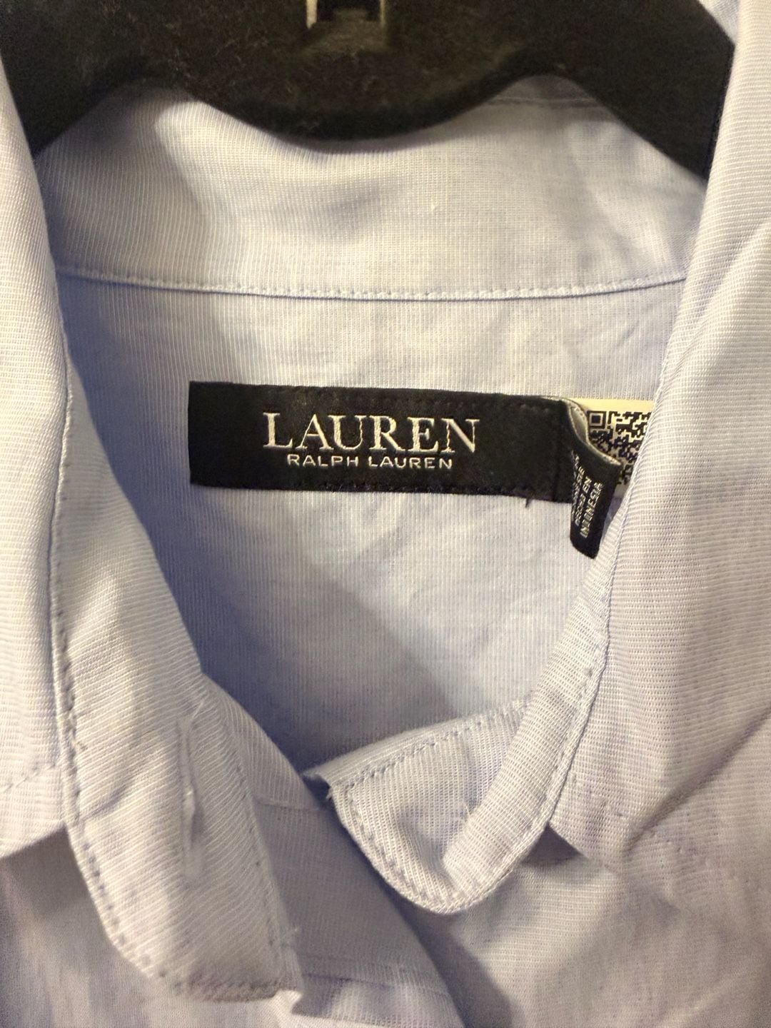 Lauren Ralph Lauren Belted Long Sleeve Shirtdress Light Blue 4