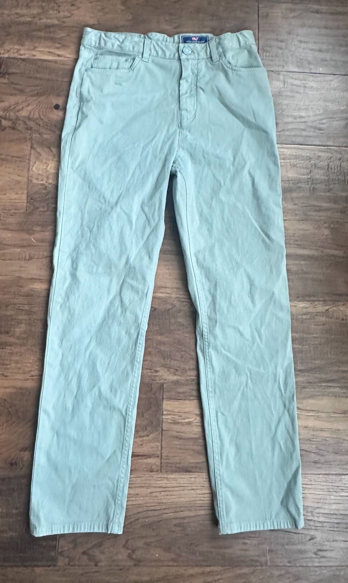Vineyard Vines Boys Pants Green Cotton Blend 3