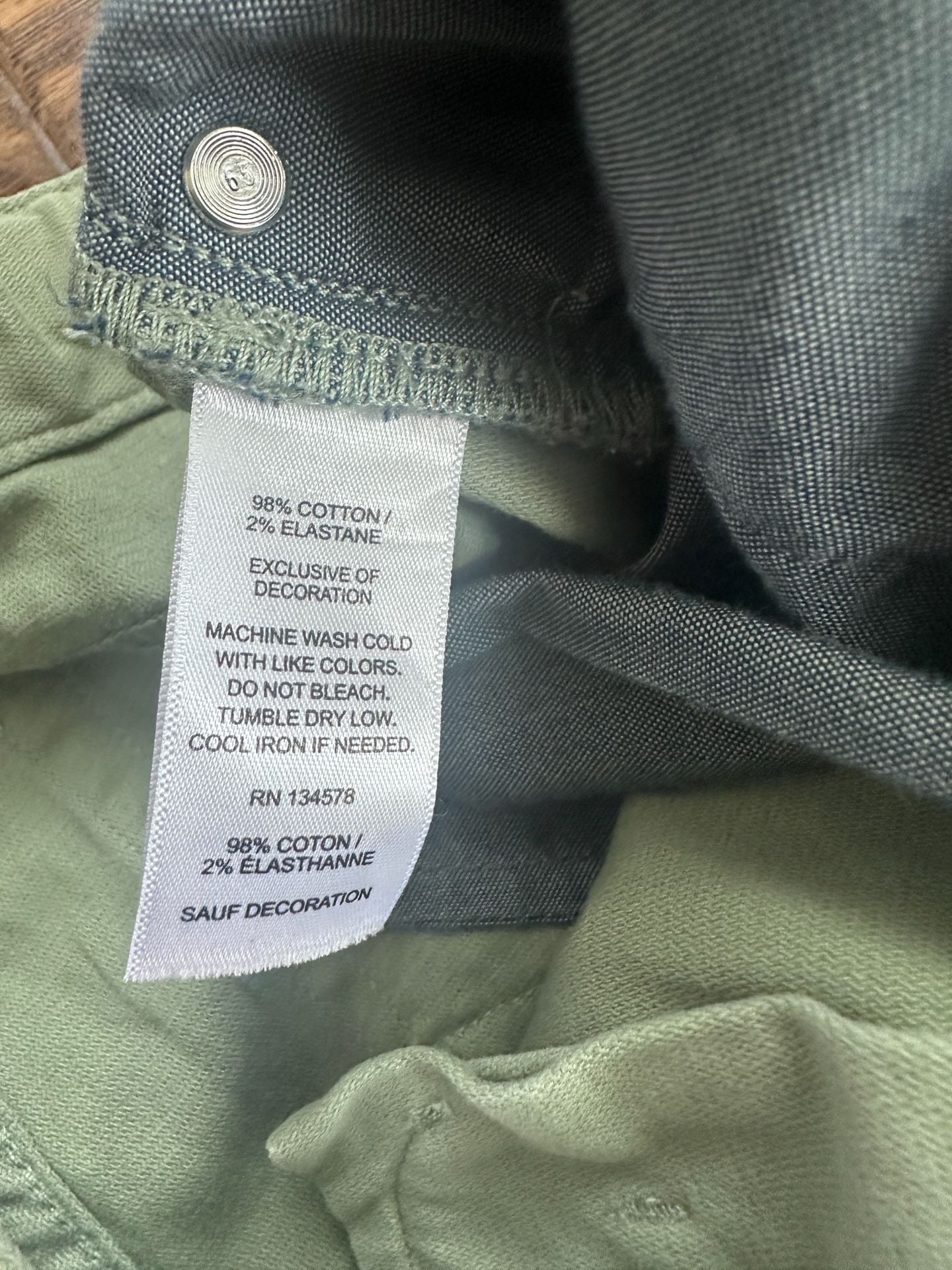 Vineyard Vines Boys Pants Green Cotton Blend 6