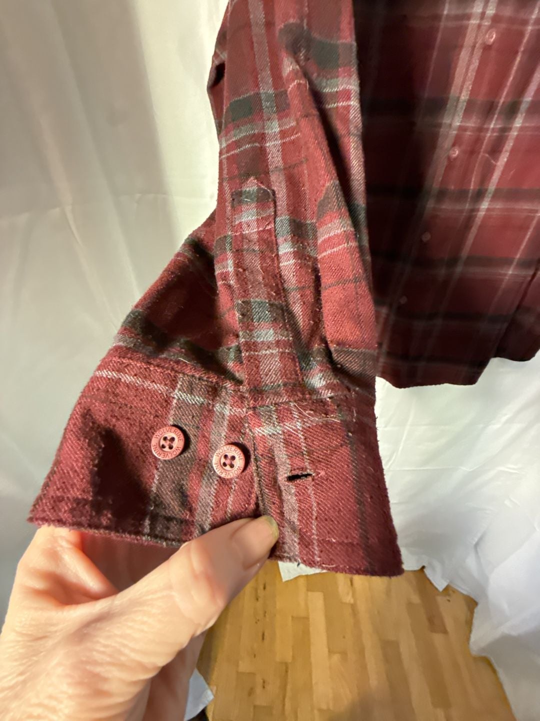 Wolverine Plaid Flannel Shirt Size XXL Red Button Up Long Sleeve 6