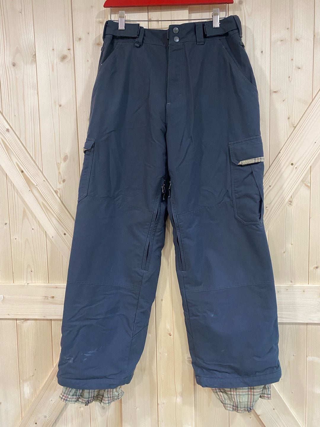 Quiksilver Snowboard Pants Black Cargo Ski Snow size medium 2