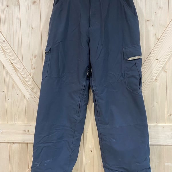 Quiksilver Snowboard Pants Black Cargo Ski Snow size medium 