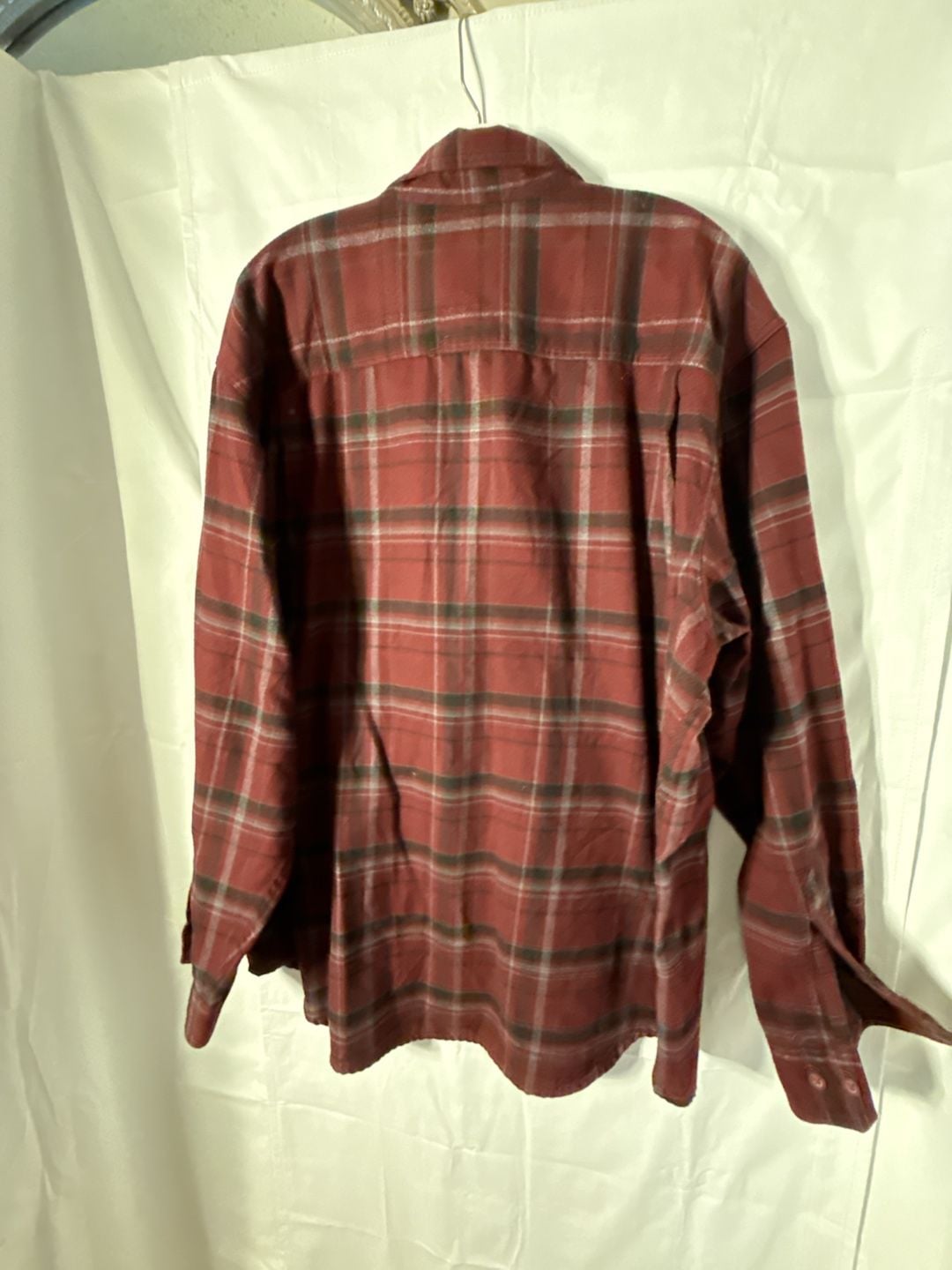 Wolverine Plaid Flannel Shirt Size XXL Red Button Up Long Sleeve 7