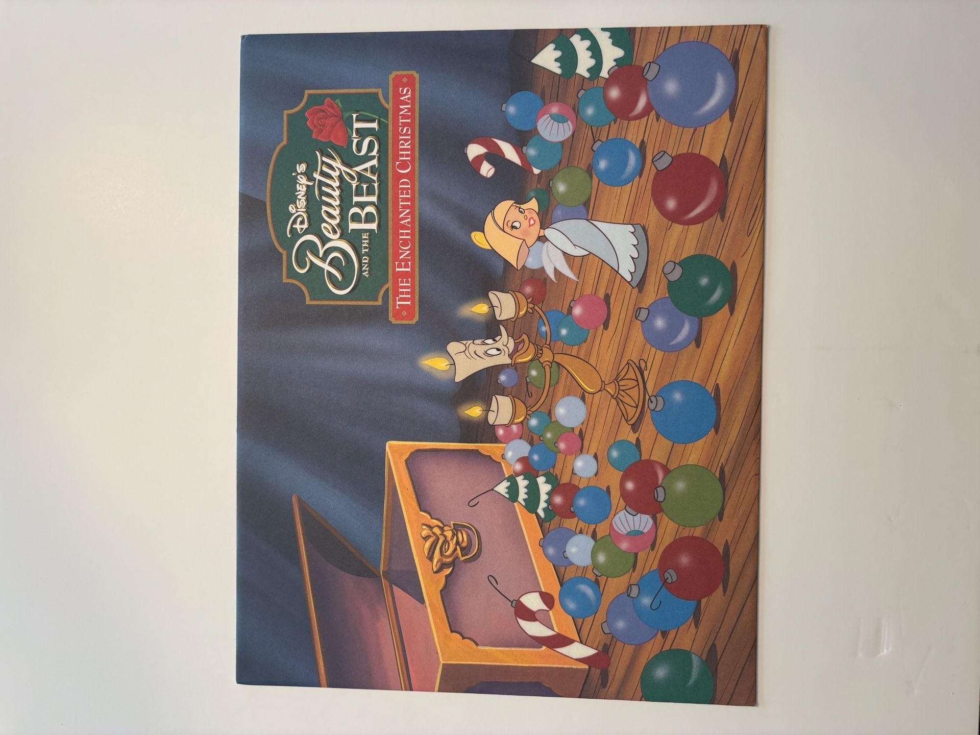 Disney Beauty and the Beast The Enchanted Christmas Lithograph 2