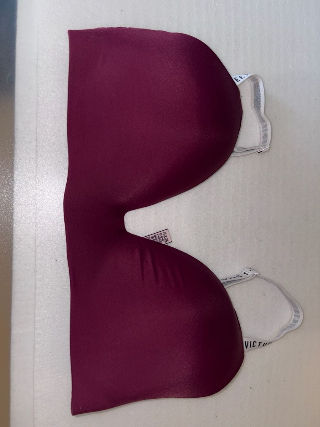 Victoria's Secret Lightly Lined Wireless Bra Size 34DD Burgundy 3