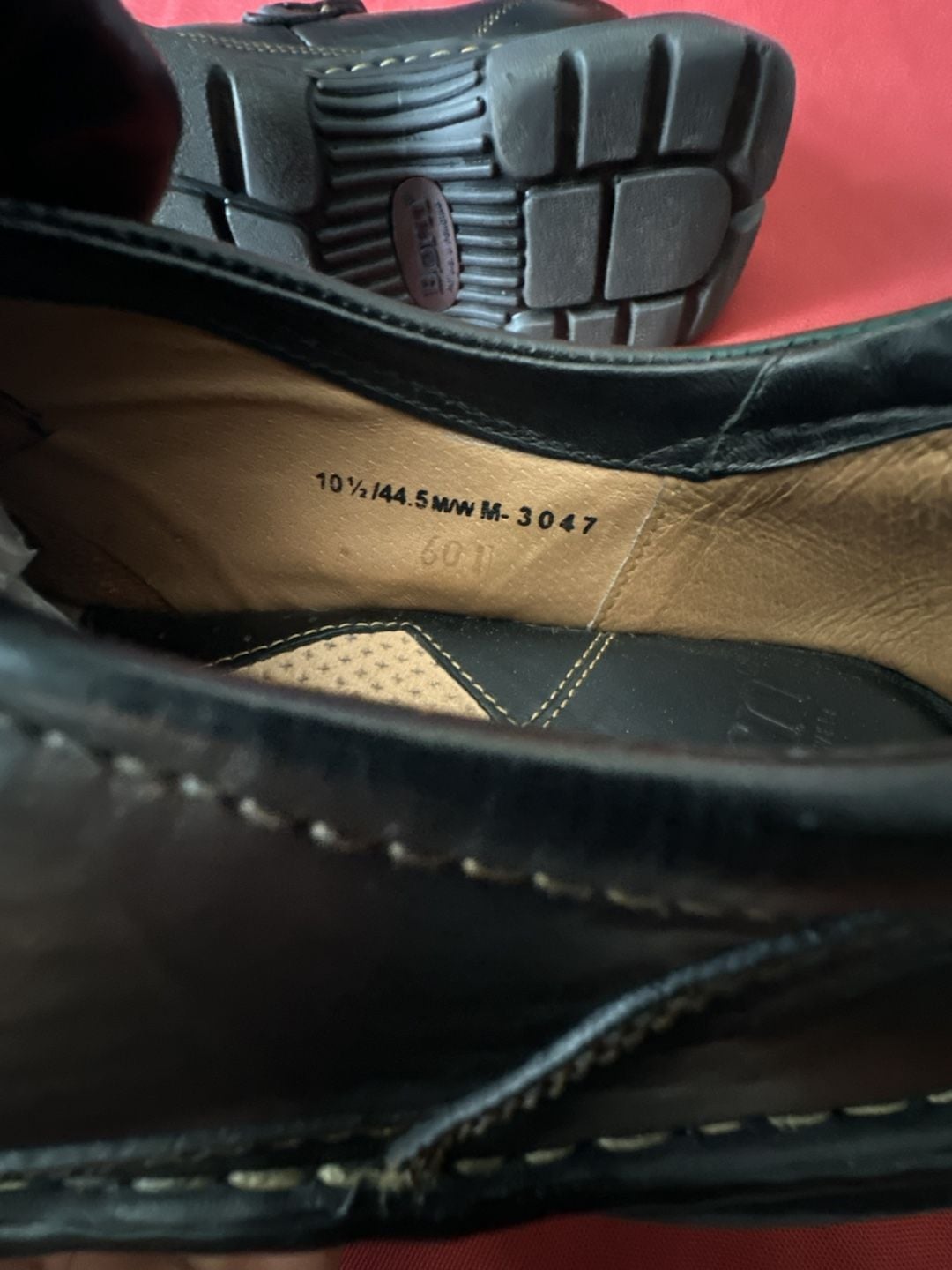 No.28 Born Black Leather Slip On Shoes 8