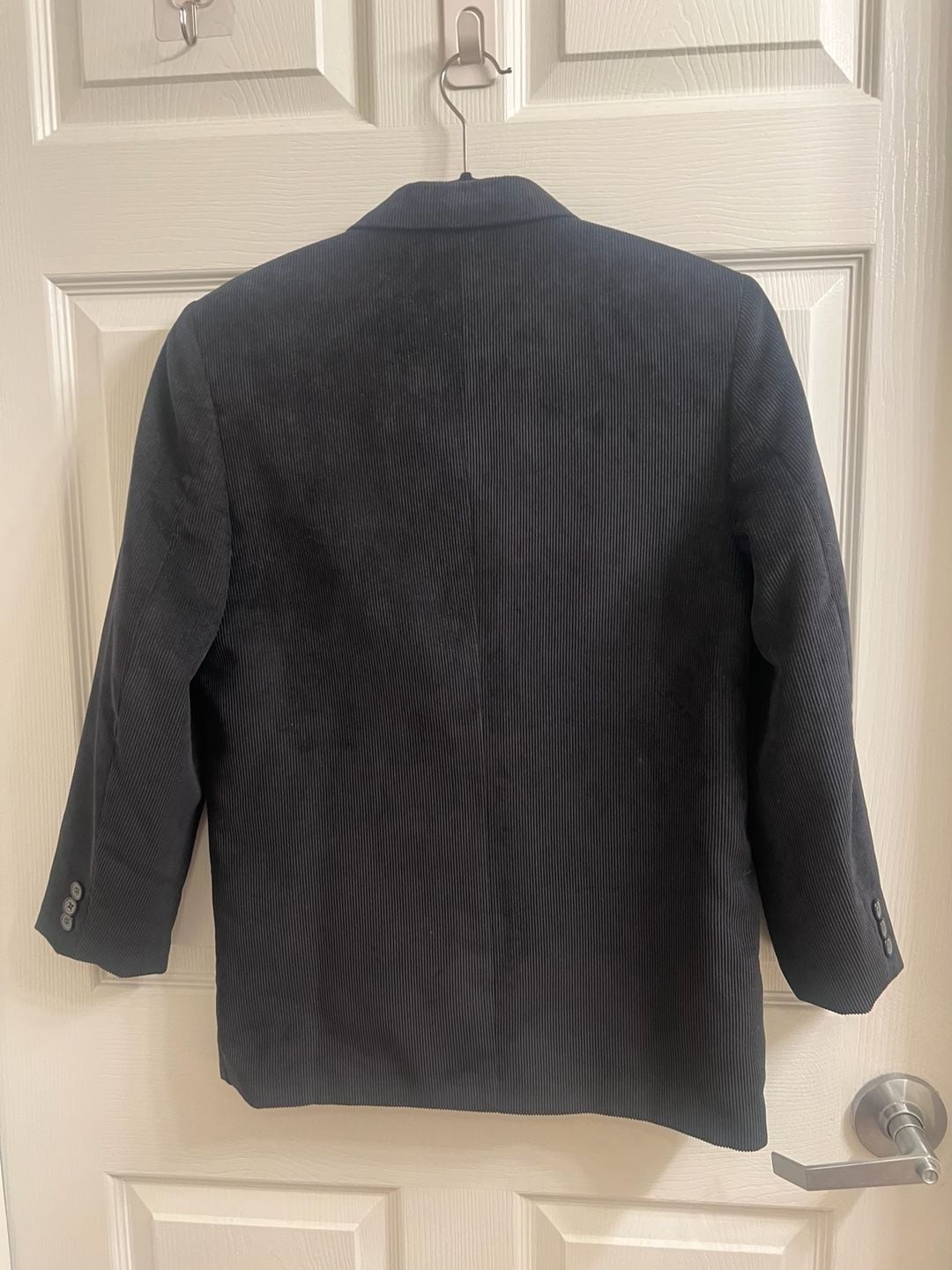 Dillards VTG Black Corduroy Two Button Sport Coat Blazer Jacket Women’s 16 4