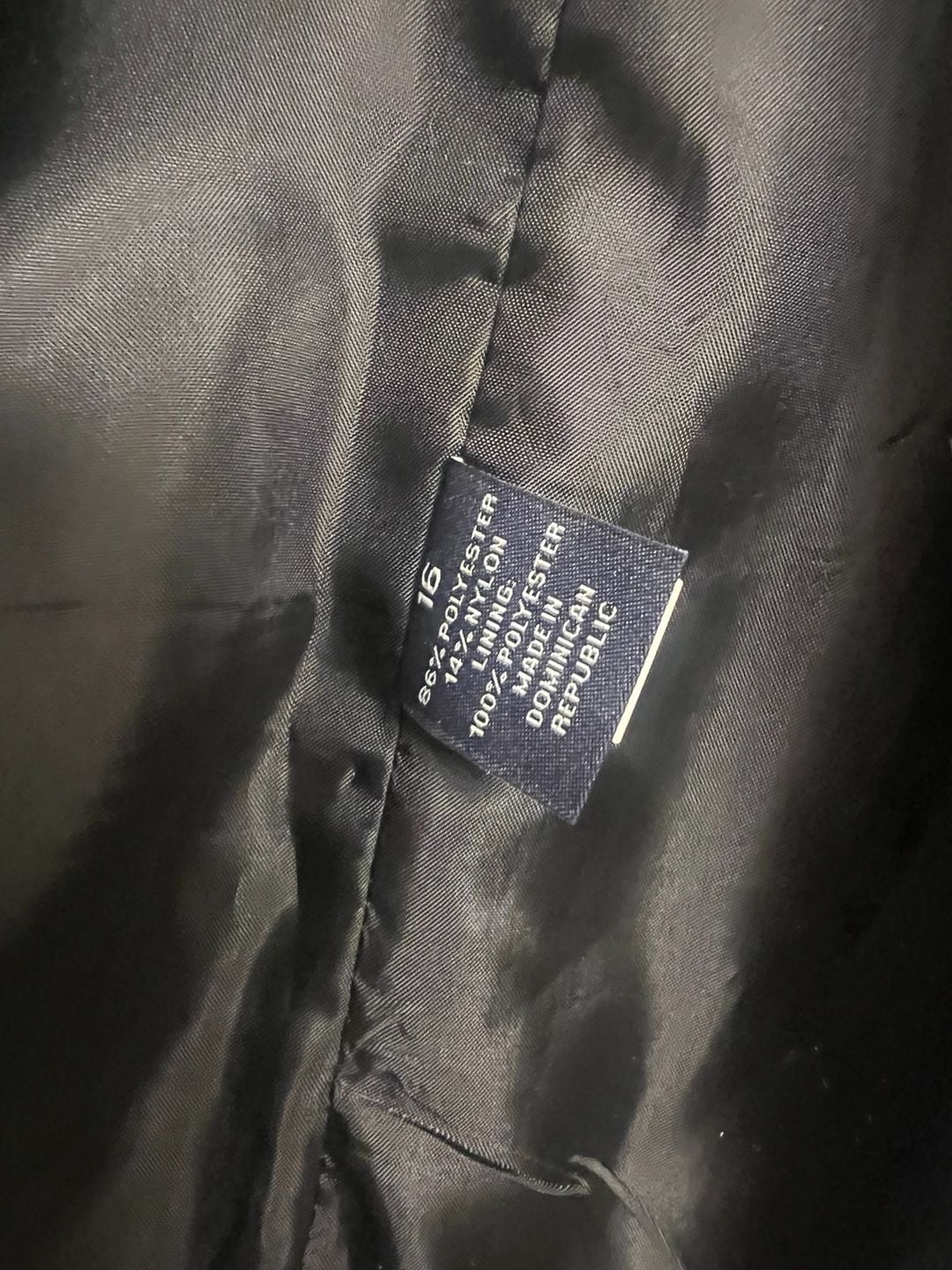 Dillards VTG Black Corduroy Two Button Sport Coat Blazer Jacket Women’s 16 6