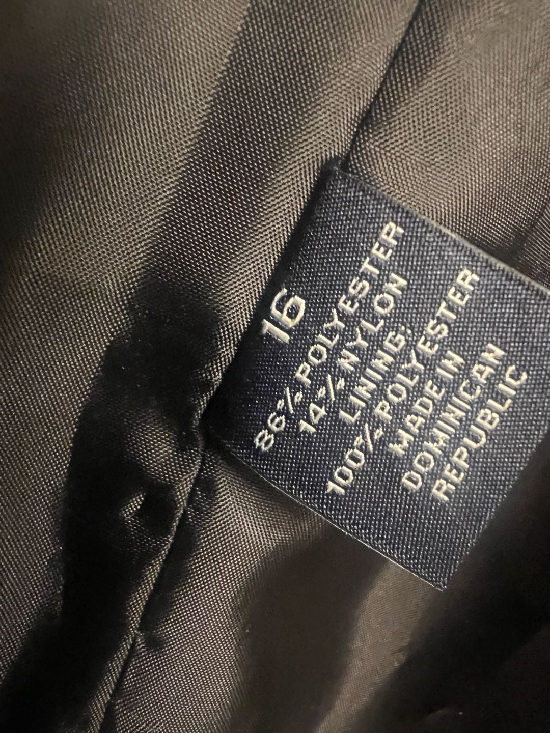 Dillards VTG Black Corduroy Two Button Sport Coat Blazer Jacket Women’s 16 7
